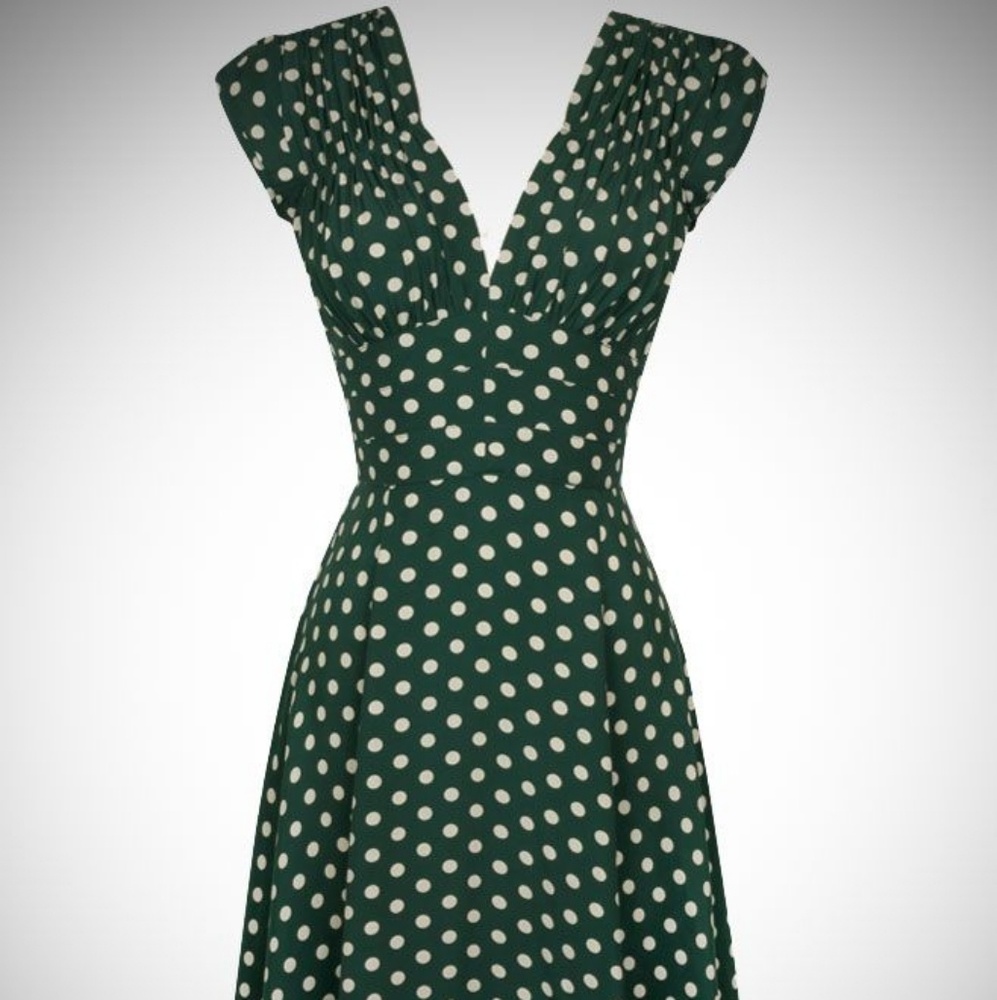 Trashy Diva 1940's polka dot dress DISCONTINUED